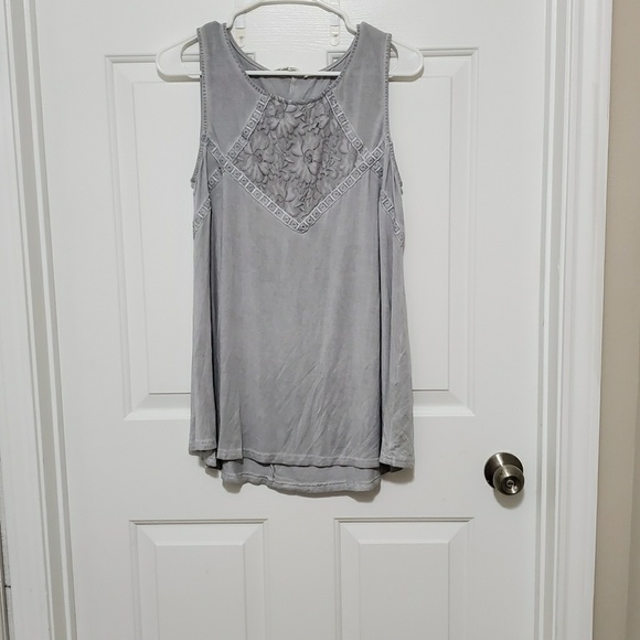 Andrée by Unit Tops - Light gray tank tunic